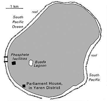 [Country map of Nauru]